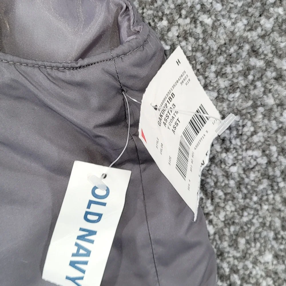 Old‎ Navy Infant Snow Bibs 12-18M Gray Insulated Winter Overalls Blank Slate